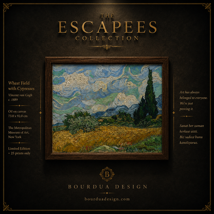 Wheat Field with Cypresses — Van Gogh | Limited Edition Print