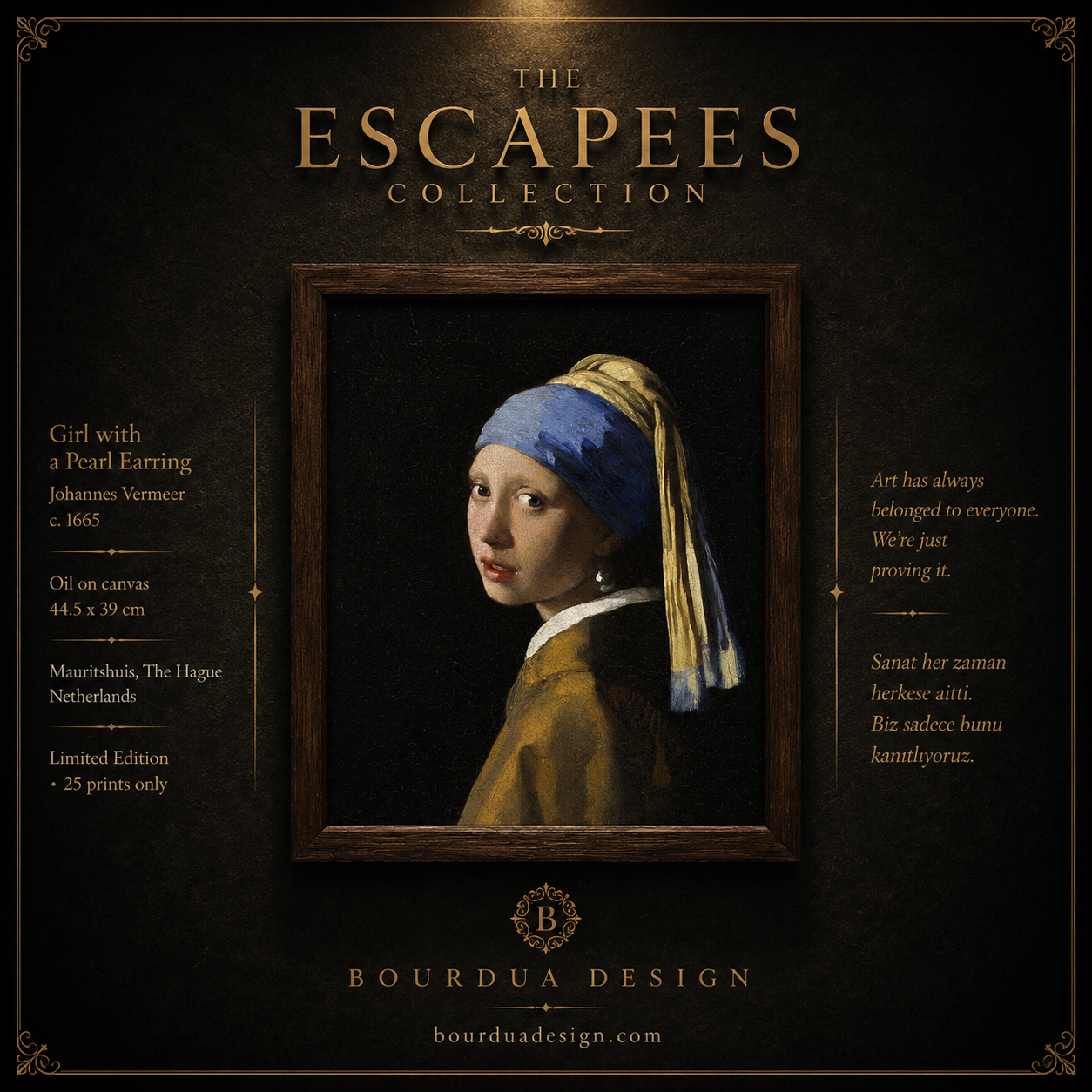 Girl with a Pearl Earring — Vermeer | Limited Edition Print