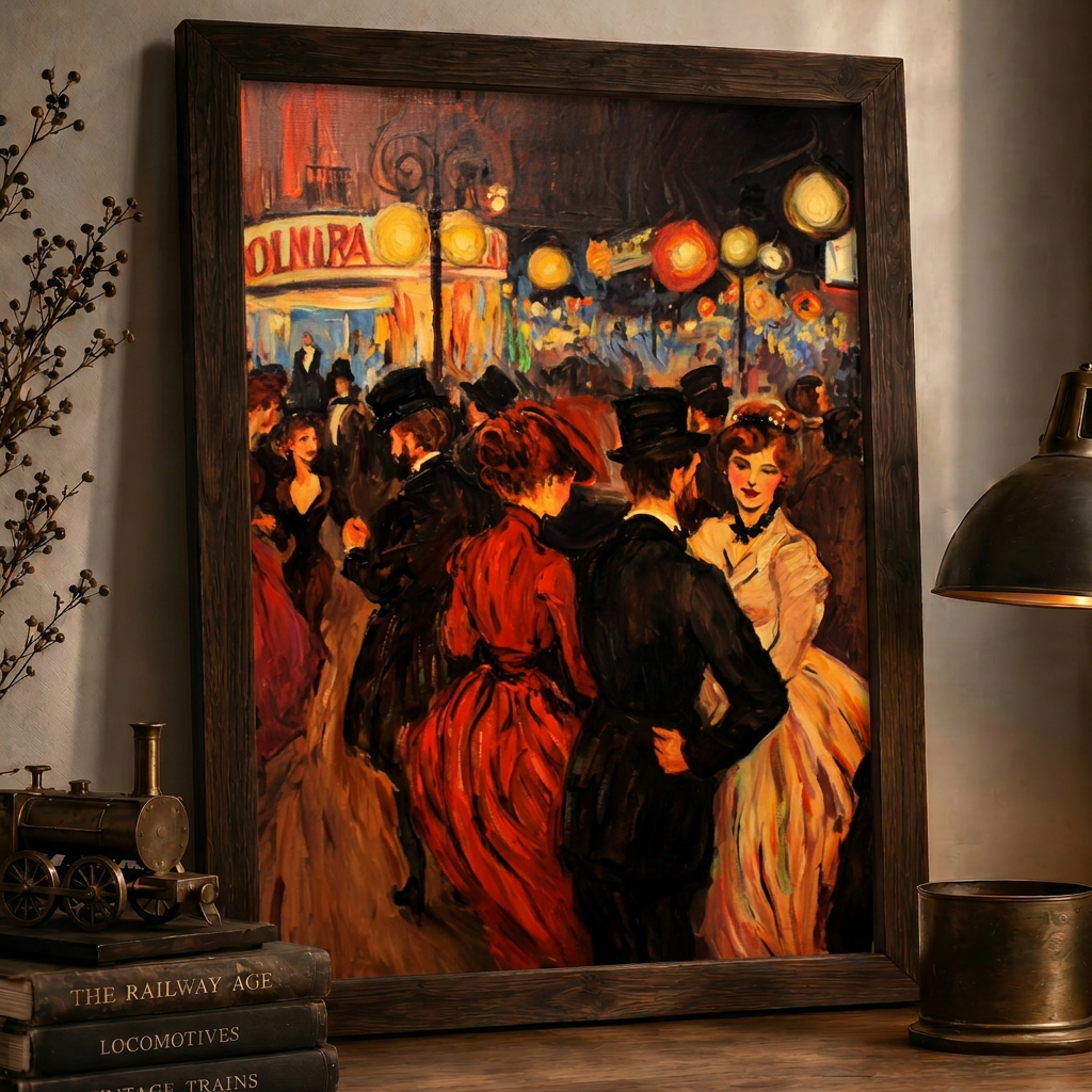 Belle Époque | Paris Gece Hayatı Duvar Sanatı
