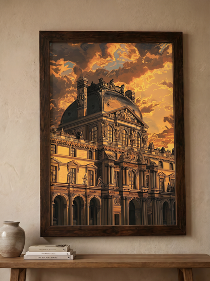 Louvre Alacakaranlığı | Mimari Duvar Sanatı