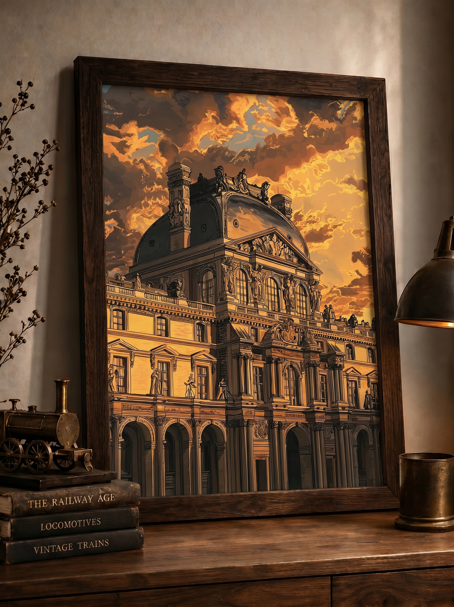Louvre Alacakaranlığı | Mimari Duvar Sanatı