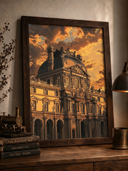 Louvre Alacakaranlığı | Mimari Duvar Sanatı