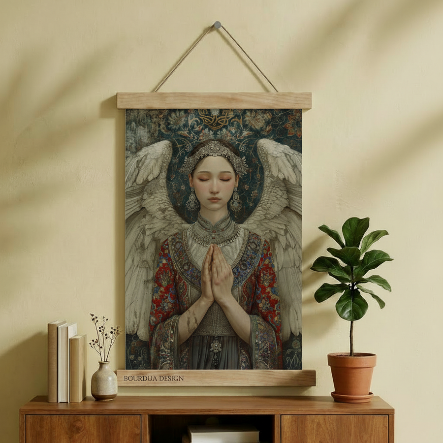 Dua Eden Melek | Osmanlı Minytür Duvar Sanatı