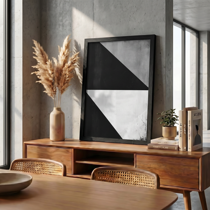 Kırılma · Bauhaus Üçgen Geometrik Duvar Sanatı
