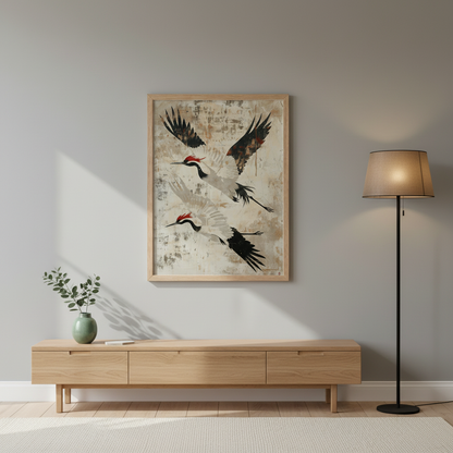 Dans Eden Turnalar | Japon Vintage Duvar Sanatı