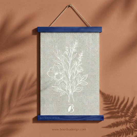 Gizli Mıknatıslı Meşe Askı Çerçeve – 7 Renk | Bourdua Design