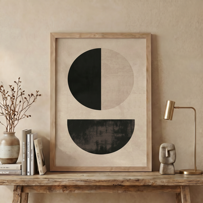 Denge · Geometrik Minimalist Duvar Sanatı