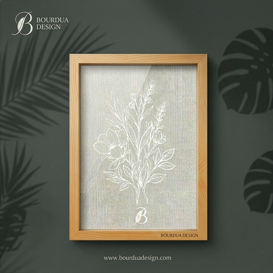 Masif Ahşap Galeri Çerçevesi – 7 Renk Seçeneği | Bourdua Design